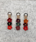 Porte clé à fleurs
